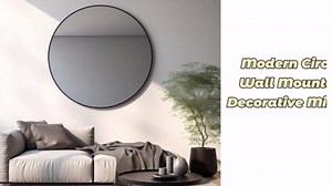 Large Round Mirror 48 inch, Bathroom and Bedroom Mirrors for Wall Mount, Framed Oversized Circle Mirror for Home Decor Living Room, Vanity, Entryway, Hallway (Matte Gold, 48 inch)