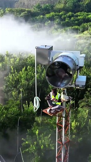 Automatic Orchard Fogging System! 🍇