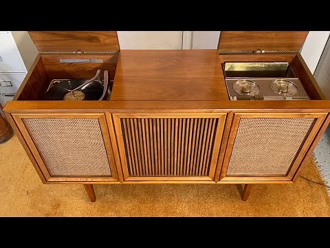 1963 Drexel Motorola SK77W Stereo Console Record Player
