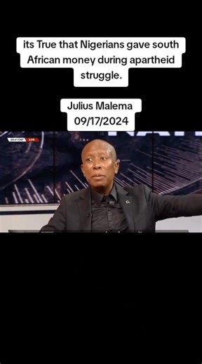 Nigeria 🇳🇬 helped South Africa for it liberation Julius Malema | We for Africa