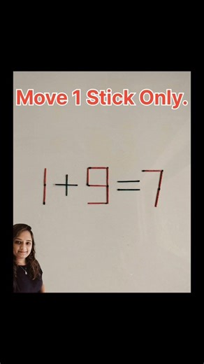 Matchstick Brain Challenge – Only 1 Move Allowed!