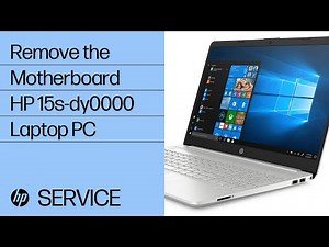 Remove the Motherboard | HP 15s-dy0000 Laptop PC | HP