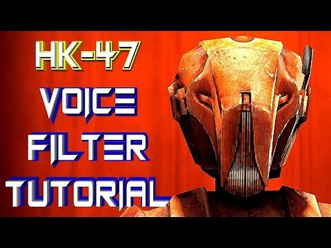 HK-47 Voice Filter Tutorial (Audacity & Goldwave)
