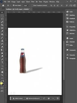 How to Add Realistic Shadow in Photoshop #shortvideo