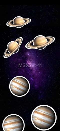Jupiter vs Saturn 🪐 the size ? universe