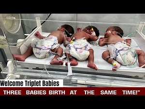 Triplet Babies Born — A Rare Miracle in Our NICU!”