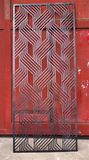 🔥 Modern Laser-Cut Steel Decorative Panel – Premium Geometric Design 🔥 Upgrade your space with our custom laser-cut decorative steel panel, made from 4mm thick mild steel for maximum strength, durability, and premium appearance. This modern geometric pattern is designed to add a bold, architectural statement to any space — perfect for: ✅ Gates ✅ Fences ✅ Wall features ✅ Room dividers ✅ Facade screens ✅ Interior & exterior decorative panels 💎 Why Choose Our Panels? ✔ Made from 4mm thick mild s