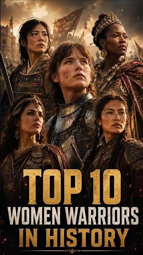 ⚔️ Top 10 Women Warriors in History #femalehistory #historyshorts #powerfulwomen