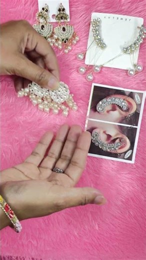 Mini meesho haul💫 Cute earrings,budget friendly &totally trendy 😍✨️ #meeshofinds #earringhaul #viral
