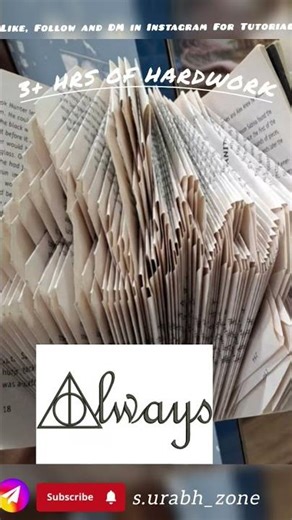 ✨ “Always” fold book magic ⚡ DM “Tutorial” to learn this art!