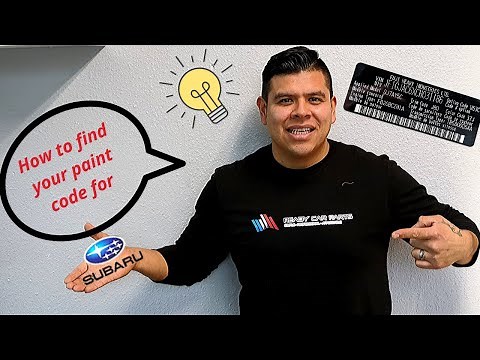 How To Find Your SUBARU PAINT CODE | Ready Car Paints