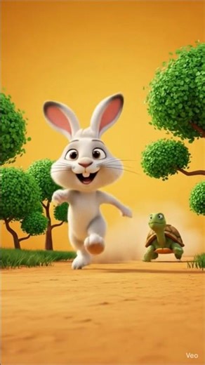 Rabbit vs Turtle Race 🐰🐢 | Aasmaan Ko Chukar Dekha | Funny Cartoon