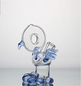 [Hot Item] Colorful Hand Pipe Glass Smoke Pipe DAB Rigs