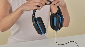 Logitech G432 Wired Gaming Headset, 7.1 Surround Sound, DTS Headphone:X 2.0, 50 mm Audio Drivers,
