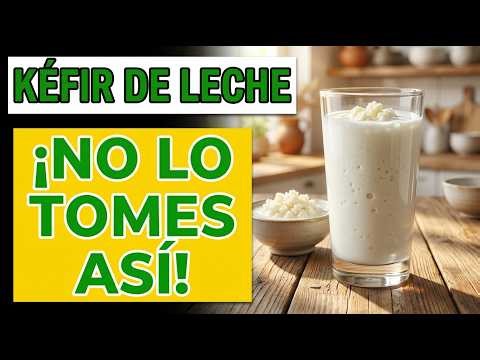 The mistake you make when taking kefir that destroys your stomach after age 60.