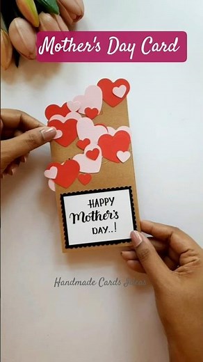 DIY Cute Mother's Day Card 💕. #shorts #ytshorts #diy #mothersday2026