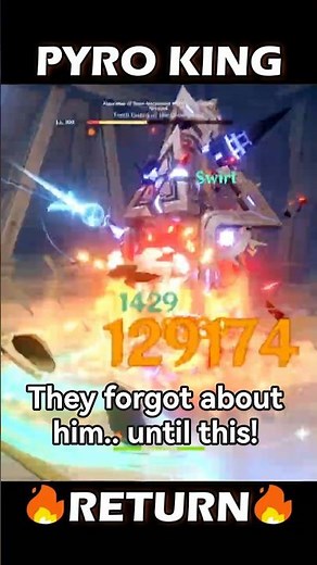 PYRO KING RETURNS 👑 C6 Diluc 100K+ | Genshin Impact