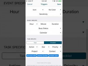 Informant 5 - Settings: Part 2: Calendars, Triggers, and More