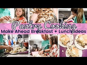 Batch Cooking | Pantry Cooking | Clean out the Pantry Recipes | Pantry Meals | Frugal Cook with Me