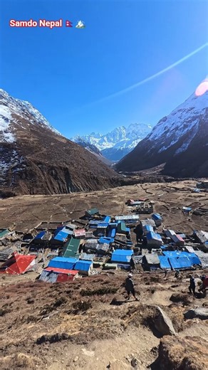 Samdo Village | Manaslu Circuit Trek | Hidden Himalayan Beauty 🇳🇵#shortvideo #ytshorts