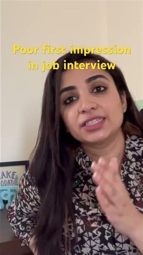 How to avoid poor first impression in interview