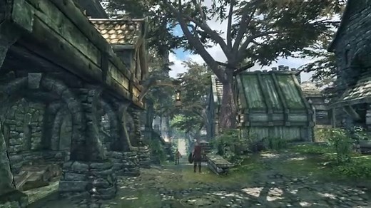 Paradise City for Vanilla Skyrim -- Great Trees for Cities SE