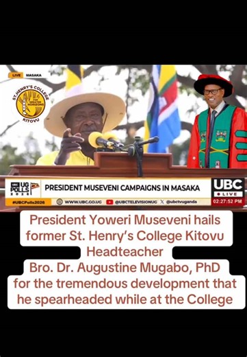 President Museveni Acknowledges Bro. Augustine Mugabo's Contributions to SHACK