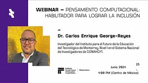 Webinar - Pensamiento computacional: habilitador para lograr la inclusión