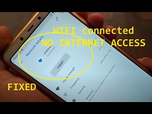 WIFI connected but no internet access, Fixed