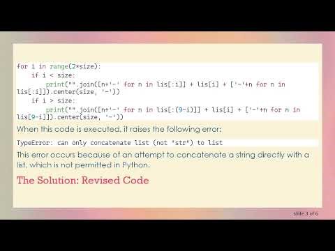 Concatenating Strings from Lists in Python: How to Overcome TypeError Issues