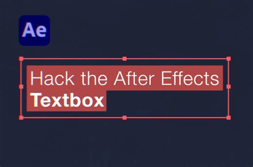 After Effects:Resize Textbox Hack with Expressions