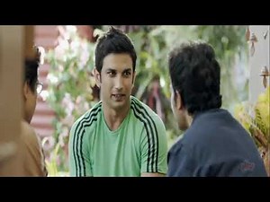MS dhoni movie scene in Telugu....