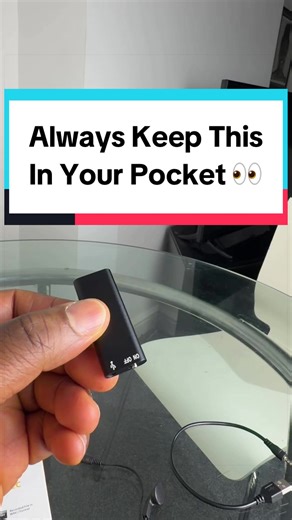 Never miss important details again 🎙️ This mini digital voice recorder with voice activation captures clear audio whenever it hears a voice. 👀 #tiktokshop #tiktokshopfinds #tiktokmademebuylt #contentcreator #study