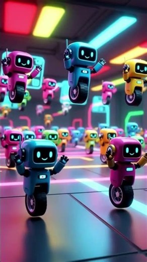 Learn Letters with Dancing Christmas Robots! 🤖✨ #alphabet #kidssongs #education