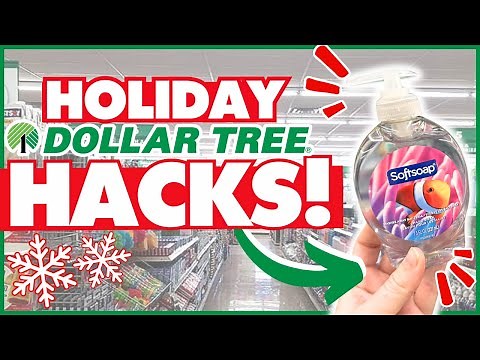 *MAGIC* Dollar Tree Hacks! | 20+ ideas to save time, money (+ your sanity!) this Christmas 🌲