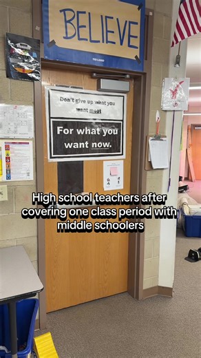 Middle schoolers are a whole different breed. ##middleschoolers##teachers##nothankyou