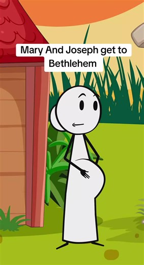 Mary and Joseph Arrive in Bethlehem