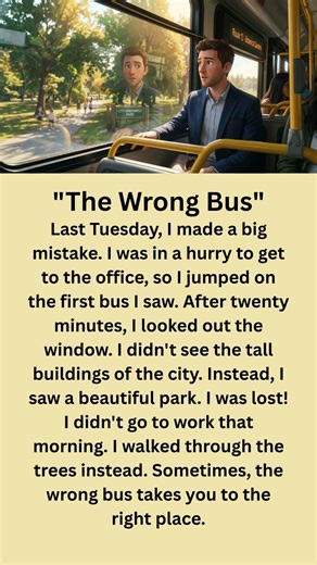 The Wrong Bus 🚌 | Reading & Listening Practice #wrong #bus #esl