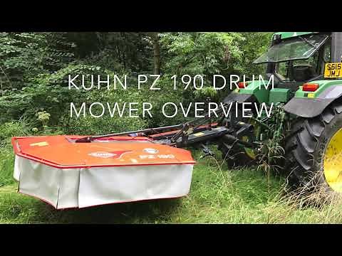 Kuhn PZ 190 drum mower overview