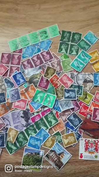 Postage Stamp Designs on TikTok