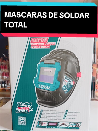 ​📋 Ficha Técnica ​1. Máscara de Soldar Premium (Visión Amplia) ​👁️ Área de Visión: 100 × 67 mm (¡Pantalla Panorámica!) ​🛡️ Material: Nylon de alta resistencia a impactos ​☀️ Energía: Celda solar auto-recargable (No requiere pilas) ​🕶️ Protección: UV/IR nivel DIN 16 ​2. Máscara de Soldar Estándar (Automática Fija) ​👁️ Área de Visión: 90 × 35 mm ​⚡ Sensores: 2 sensores de arco ultra rápidos ​🕶️ Oscurecimiento: Tono fijo DIN 11 (100% automático, sin ajustes) ​⏱️ Velocidad de Reacción: 1/5000 