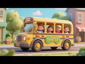 Wheels on the Bus Go Beep Beep! 🚌🎵 | Nursery Rhymes & Kids Songs