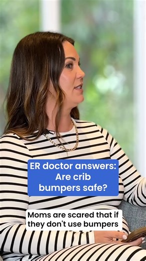 7.3K views | Thinking about adding crib bumpers to your baby’s sleep setup? Hit pause. They might look cozy, but crib bumpers actually raise the risk of suffocation. Child safety advocate Dani Morin and ER doctor and BabyCenter Medical Advisor Dr. Darria Long break down what every parent needs to know. | BabyCenter | Facebook