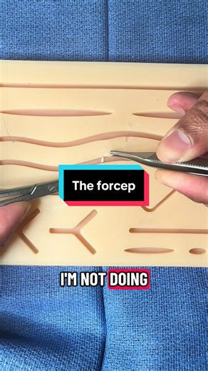 Suturing Tip: Use Forceps for Less Needle Force