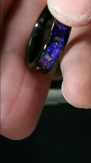 Nebula Meteorite Ring — Forged from 4.5 Billion Years of Cosmic Matter 🌌 #rings #Space #meteorite
