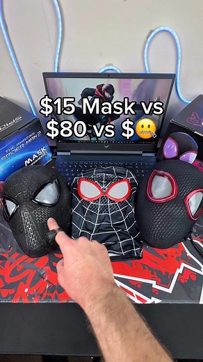 2.6K views · 35 reactions | Can you guess the price of the venom mask? 蘭️ #spiderverse #spidermanmask #spiderman #marvel #venom | Spidey Gear | Facebook