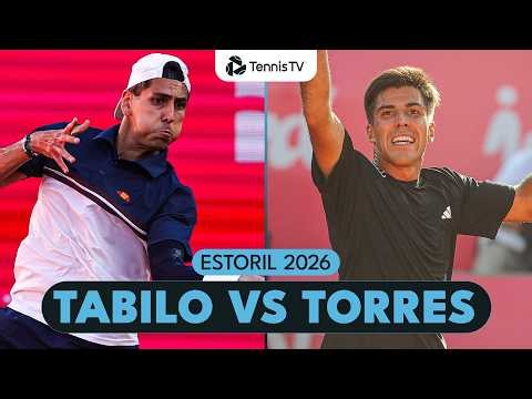 World No.427 Tiago Torres Upsets Alejandro Tabilo 😮 | Estoril 2026 Highlights