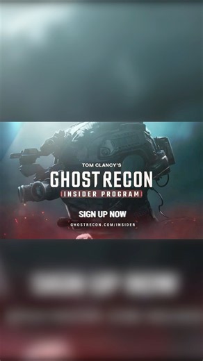 Ghost Recon Insider Program