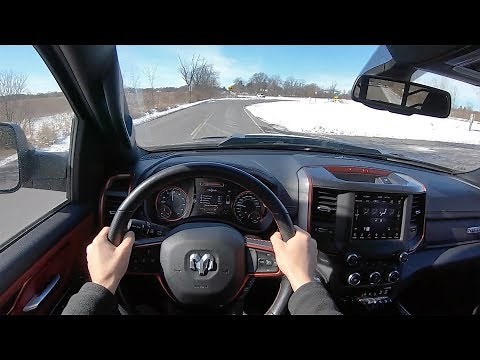 2019 RAM 1500 Rebel 5.7L V8 4WD Crew Cab - POV Test Drive (Binaural Audio)