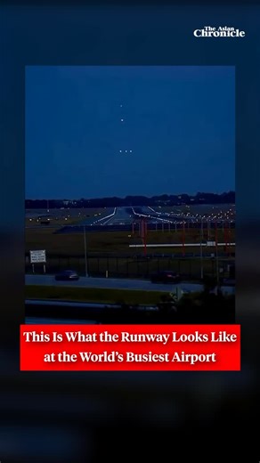The Asian Chronicle on Instagram: "Inside the World’s Busiest Runway: Air Traffic Control in Action This video captures the nonstop ballet of planes landing and taking off at the world’s busiest airport, showcasing the relentless precision of air traffic controllers. Every landing, every takeoff is meticulously coordinated to ensure safety and efficiency, a job that never sleeps. Witness the incredible rhythm of modern aviation, where timing, communication, and skill keep hundreds of flights mov